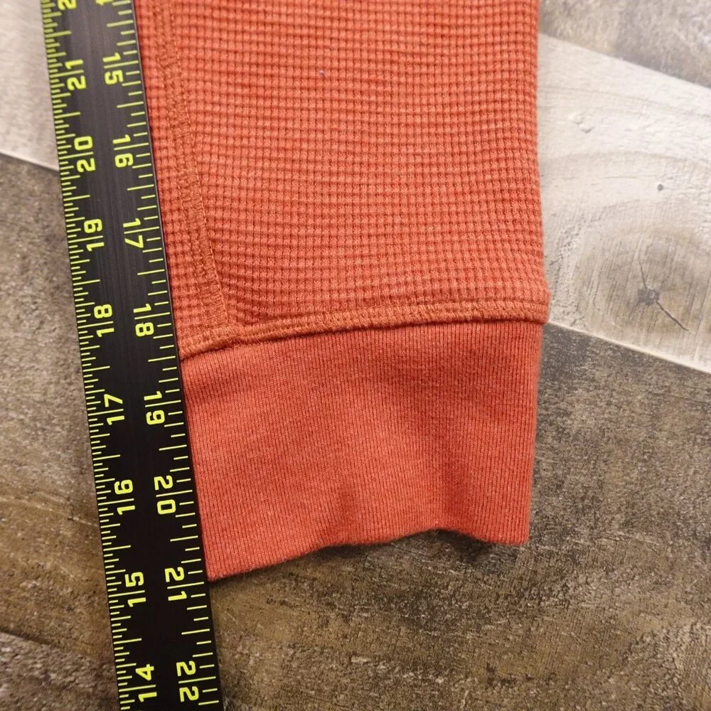 Duluth Trading Burly Thermal Sherpa-Lined Hoodie‎ Men's 2XL Rust Red